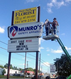 Sign Repair - Best D Signs custom signage in the Greater Houston area